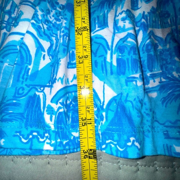 Lilly Pulitzer Lindy Dress Amalfi Blue Sunny State of Mind Size Small EUC - Picture 12 of 14